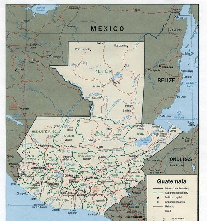 危地马拉邻国图片