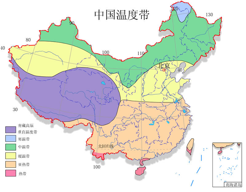 中国温度带_360百科