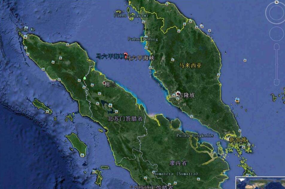 马六甲海峡周边国家图片