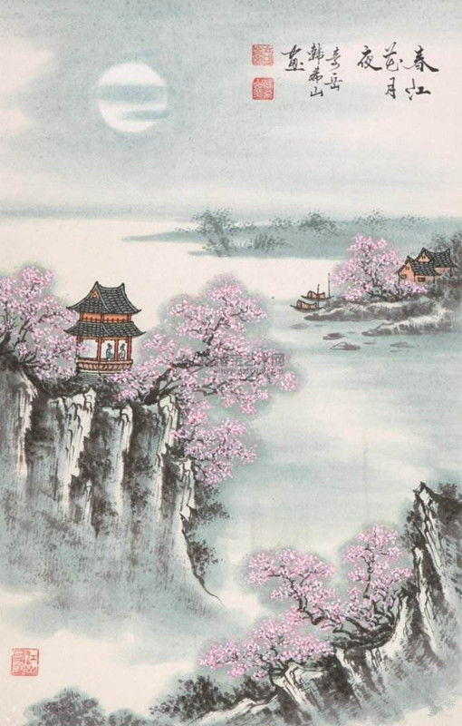 春江花月夜图册_360百科
