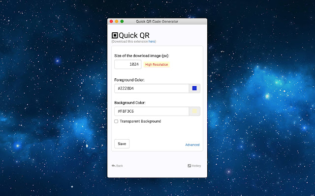 二维码生成器 (Quick QR)