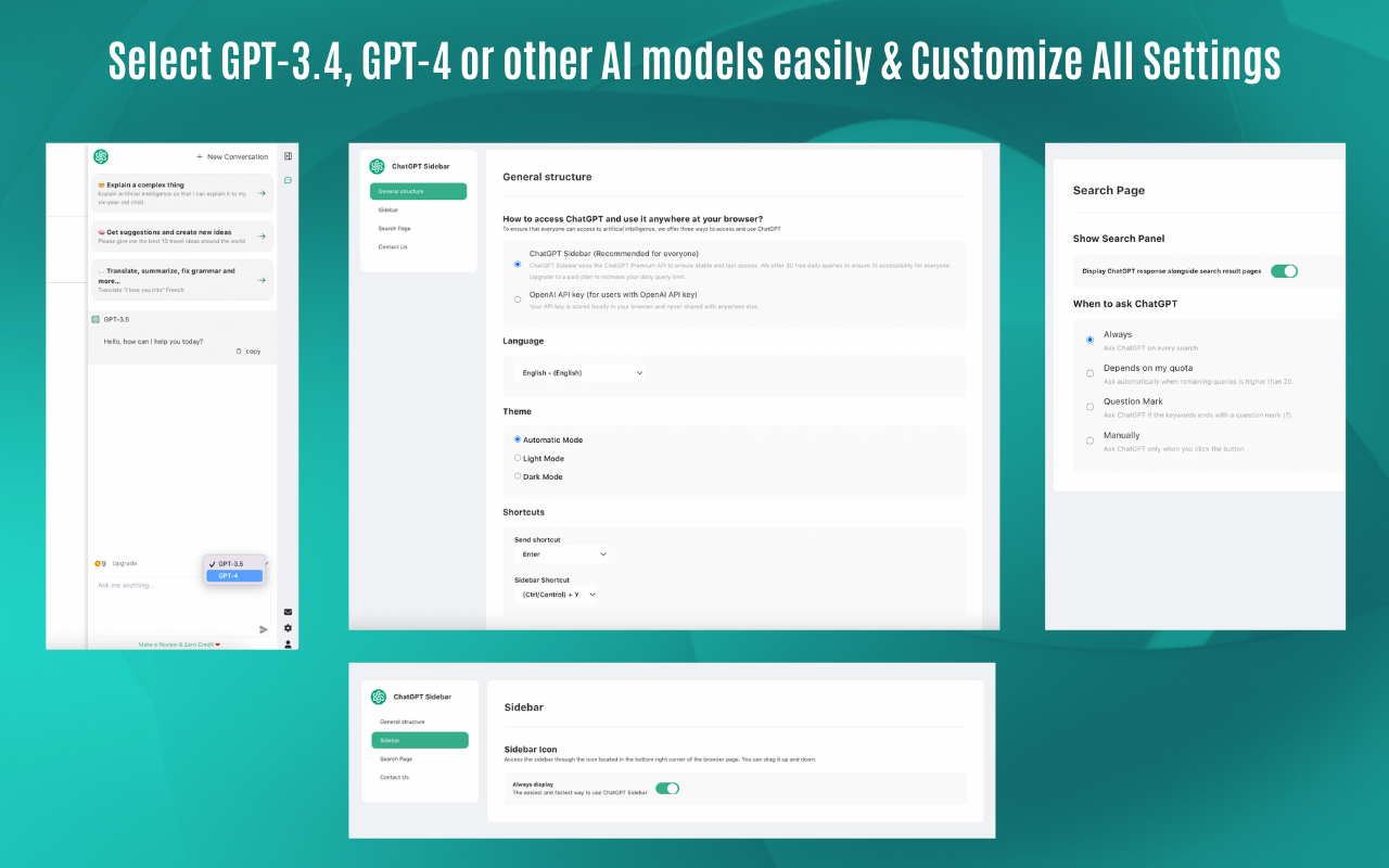 Chatgpt Sidebar&amp;amp;Ffile Uploder