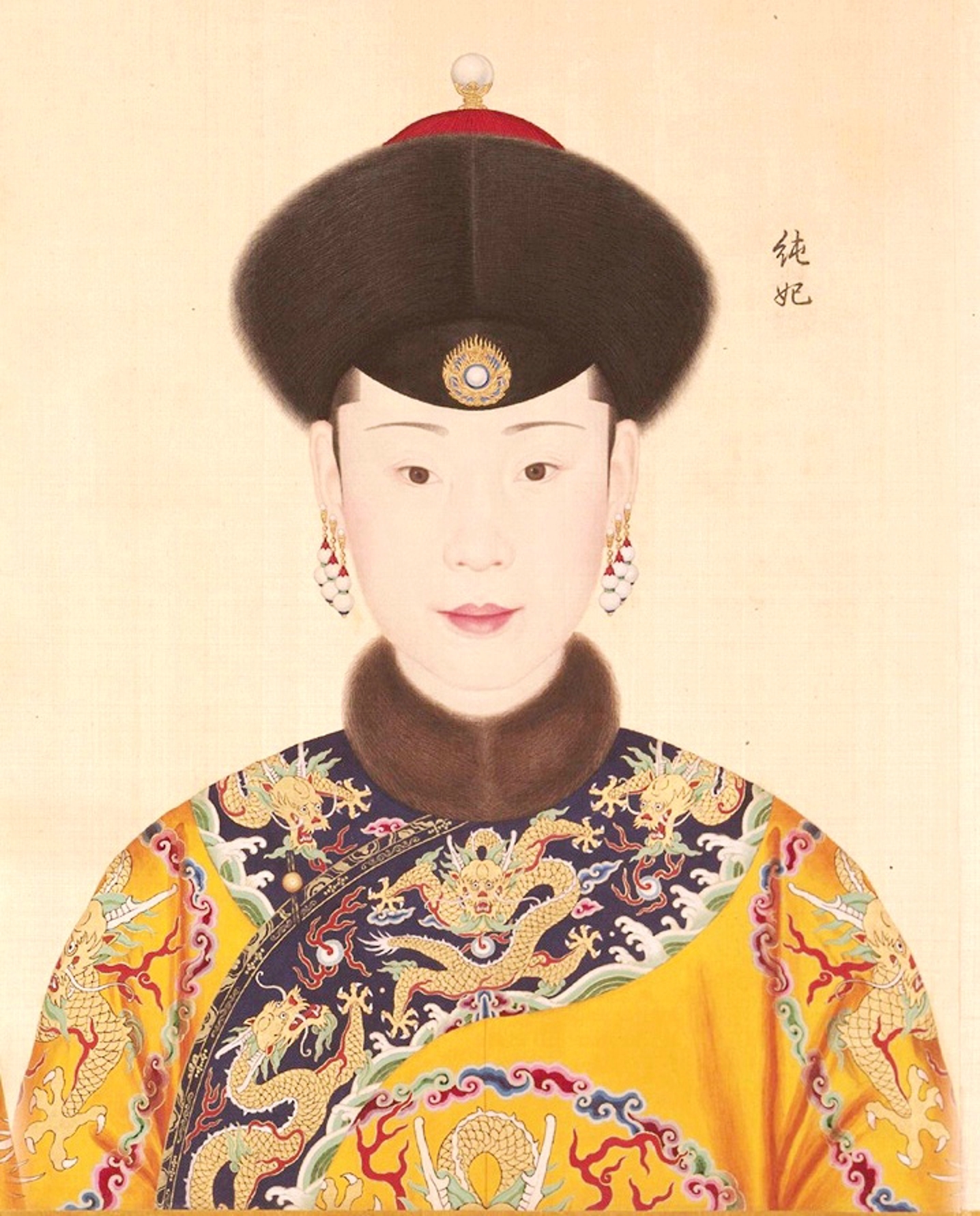 Old photos: a group photo of Empress Dowager Cixi and Empress Longyu ...