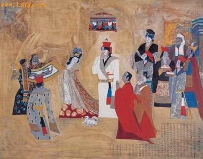 唐蕃和亲图册_360百科