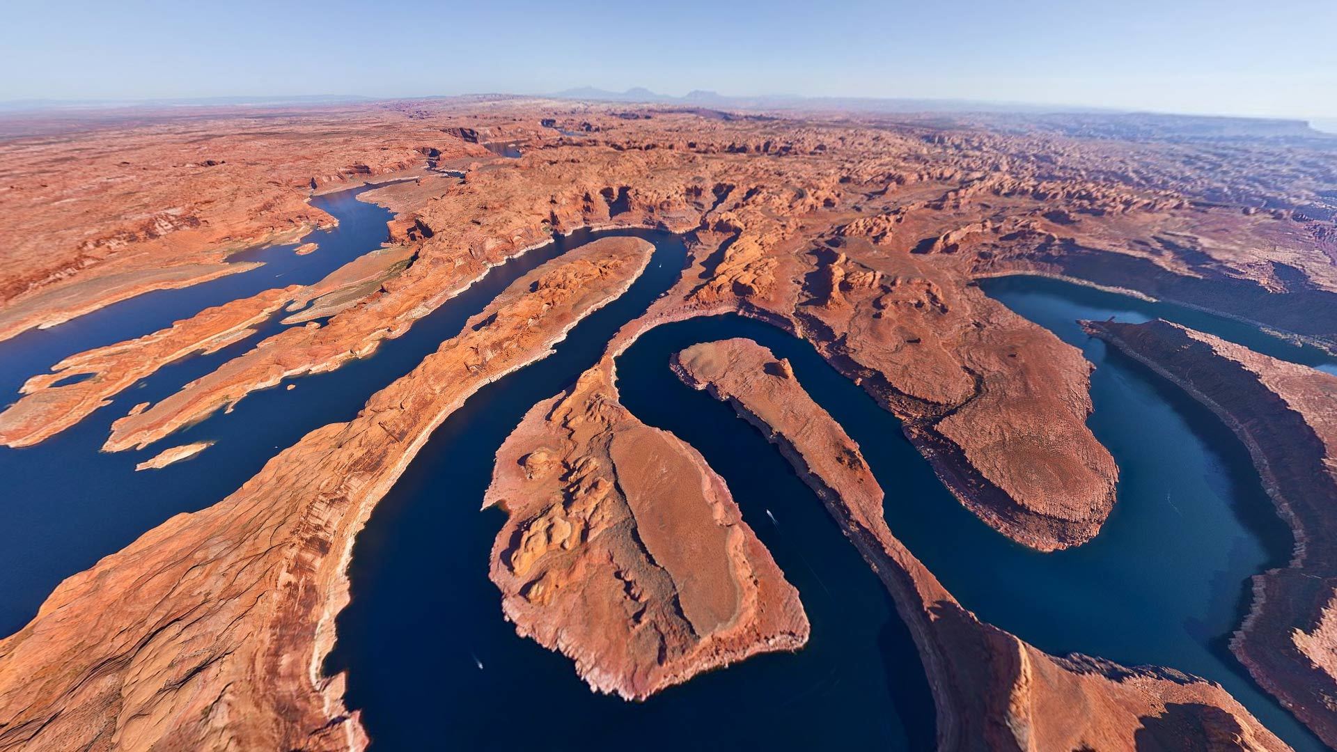 美国亚利桑那州鲍威尔湖自然景象图片,高清图片-纯色壁纸