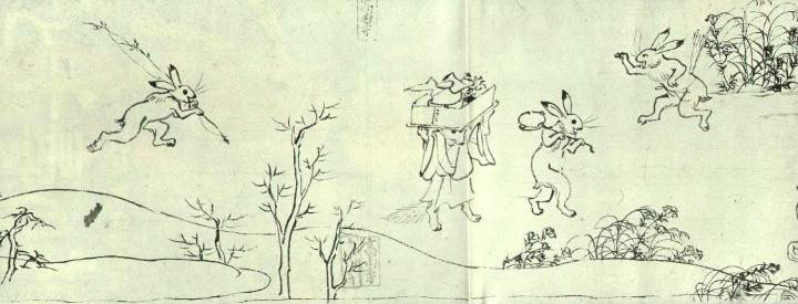 鸟兽人物戏画图册_360百科