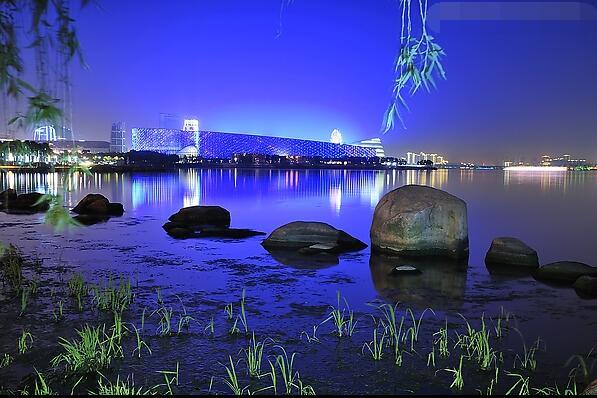 苏州市金鸡湖风景区