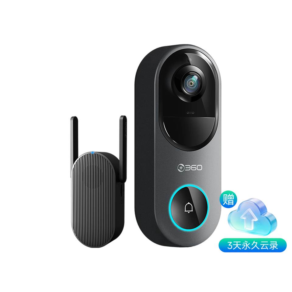 360可视门铃R6-5MP+32G
